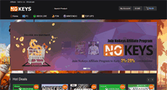 Desktop Screenshot of nokeys.com